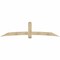 Ekena Millwork Bellingham Rough Sawn Timber Gable Bracket, Douglas Fir, 108"W x 27"H x 6"D x 6"F, 6/12 Pitch GBW108X27X0606BEL00RDF - alternate 1